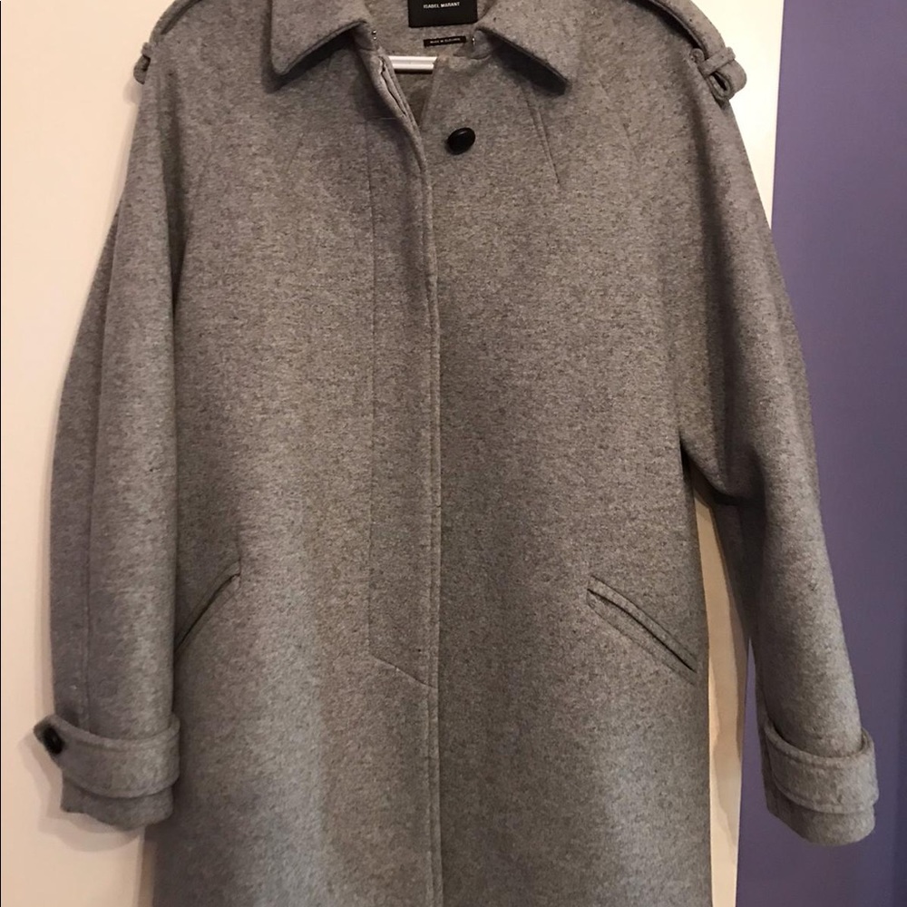 Isabel marrant wool Faber coat - Picture 5 of 7